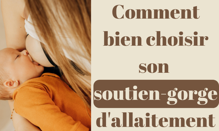 photo maman allaitant son bébé portant un soutien gorge allaitement