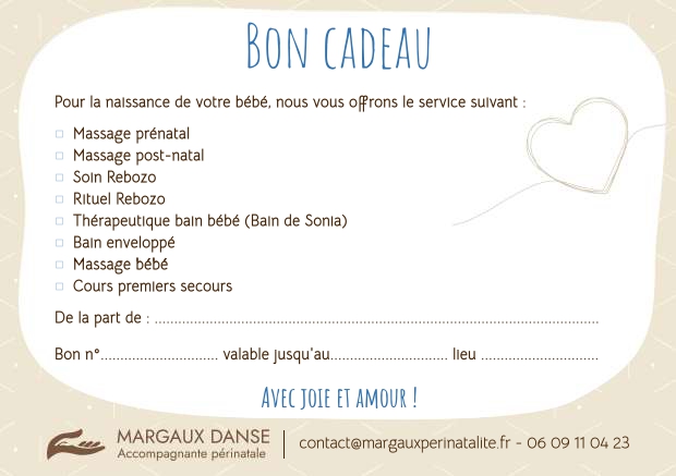 carte cadeau margaux danse